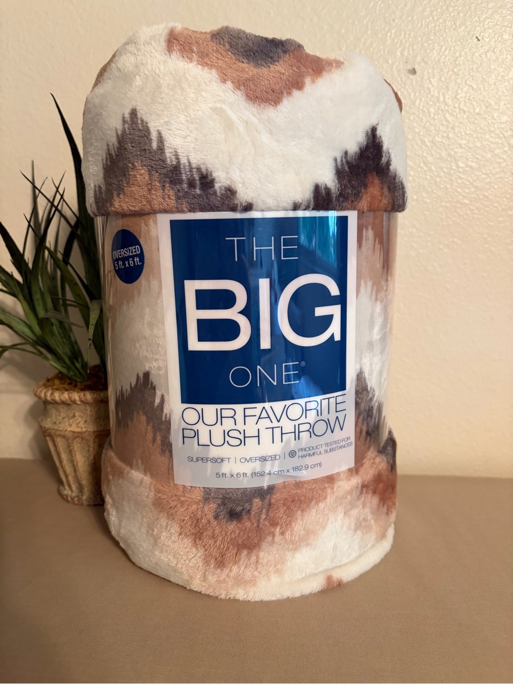 NEW Kohl’s The Big One Oversized Throw Chevron Southwest Print